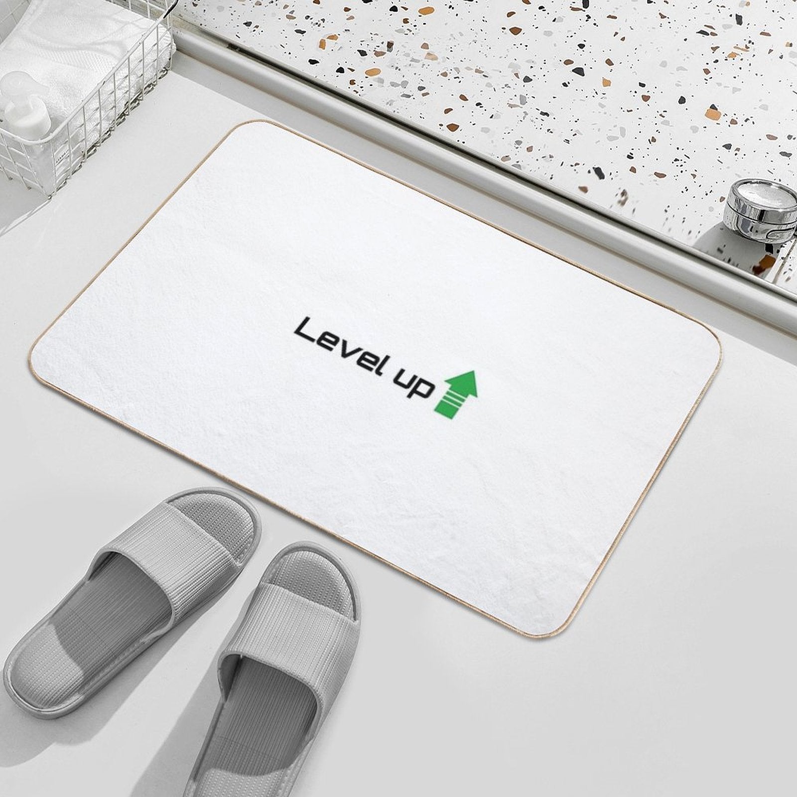 Level Up!  Stain-Proof Bath Mat