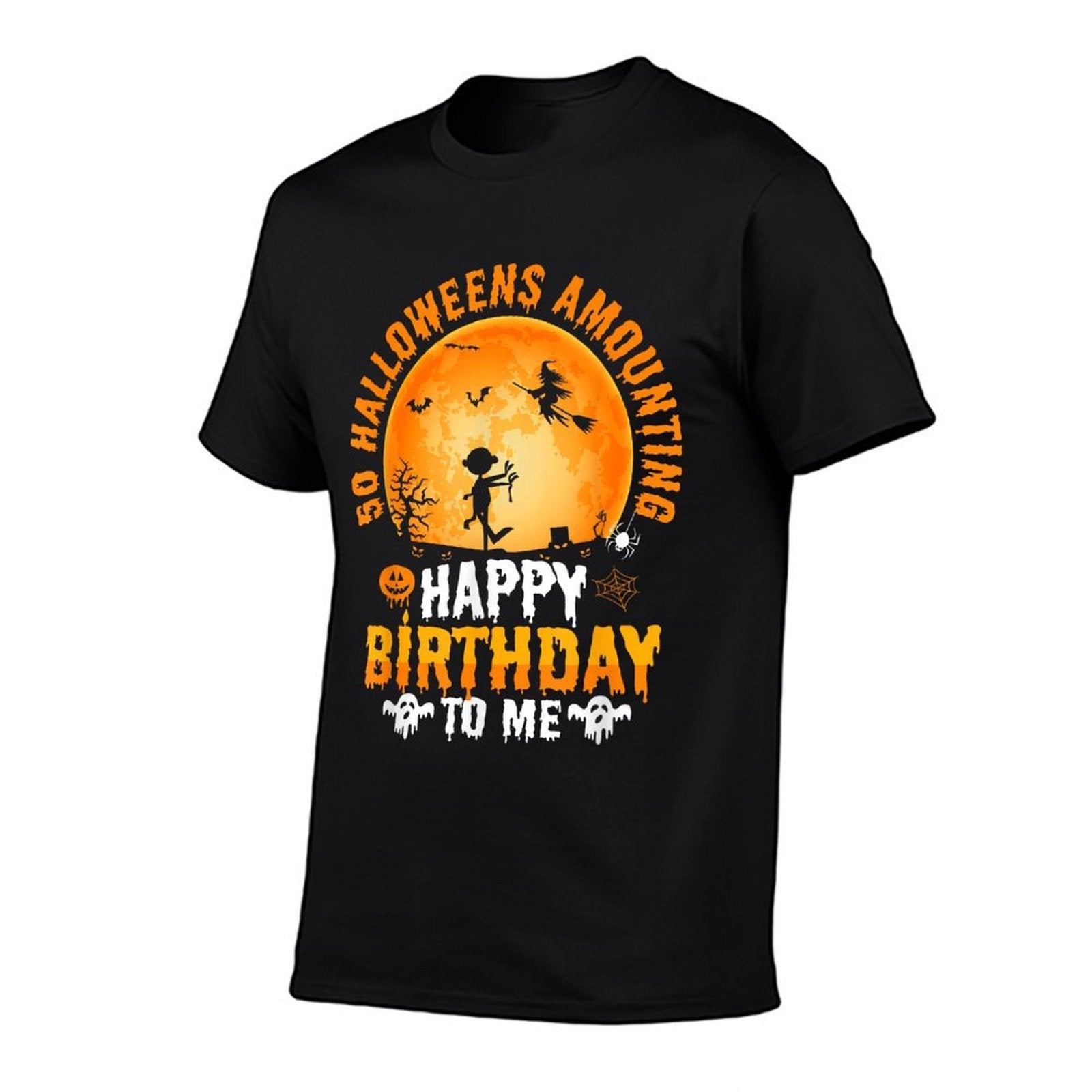 50th Halloween Birthday 50 Year Old Happy Birthday To Me  Slim-fit Cut T-Shirt