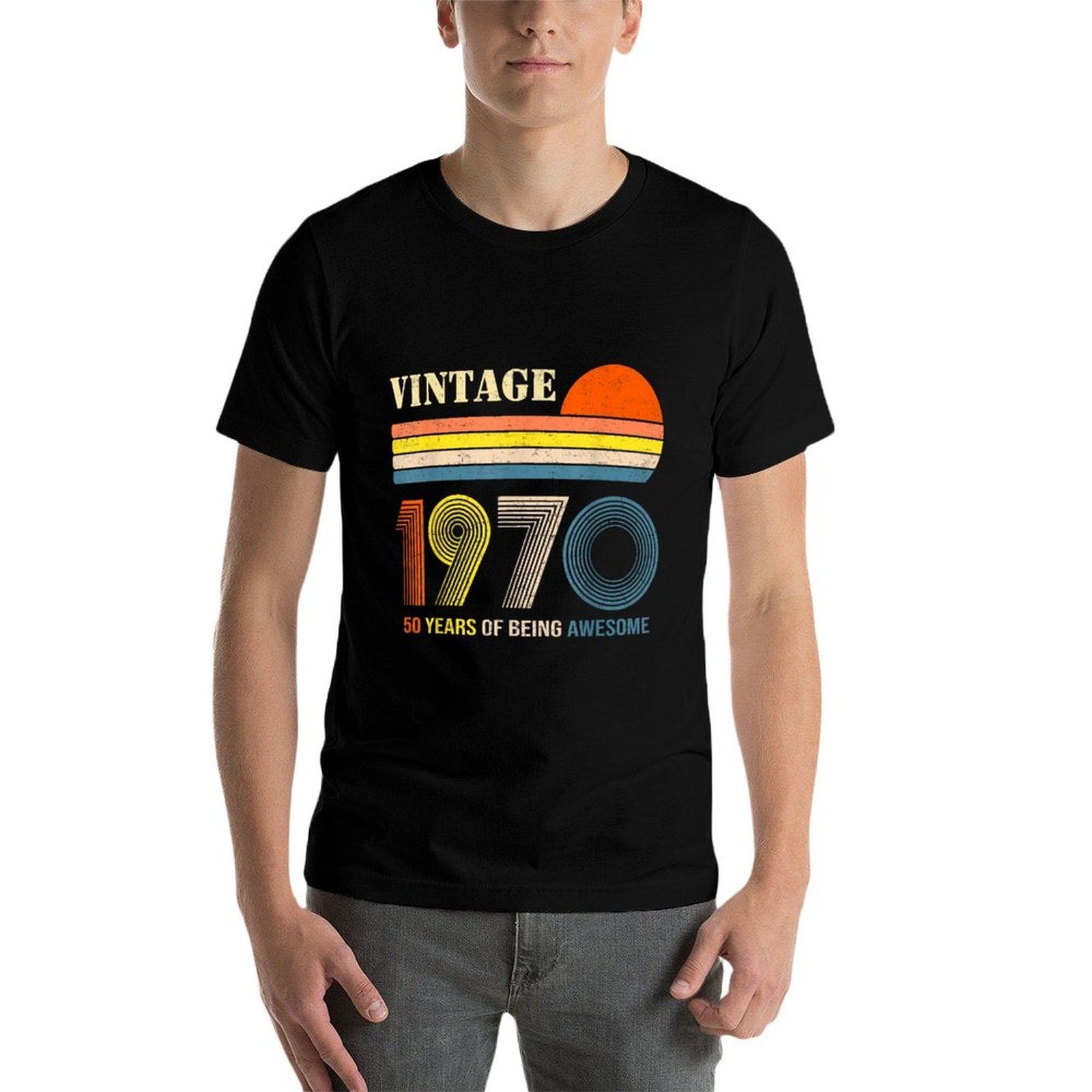 50 Year Old Gifts Vintage 1970 Limited Edition 50th Birthday  Easy-care T-Shirt