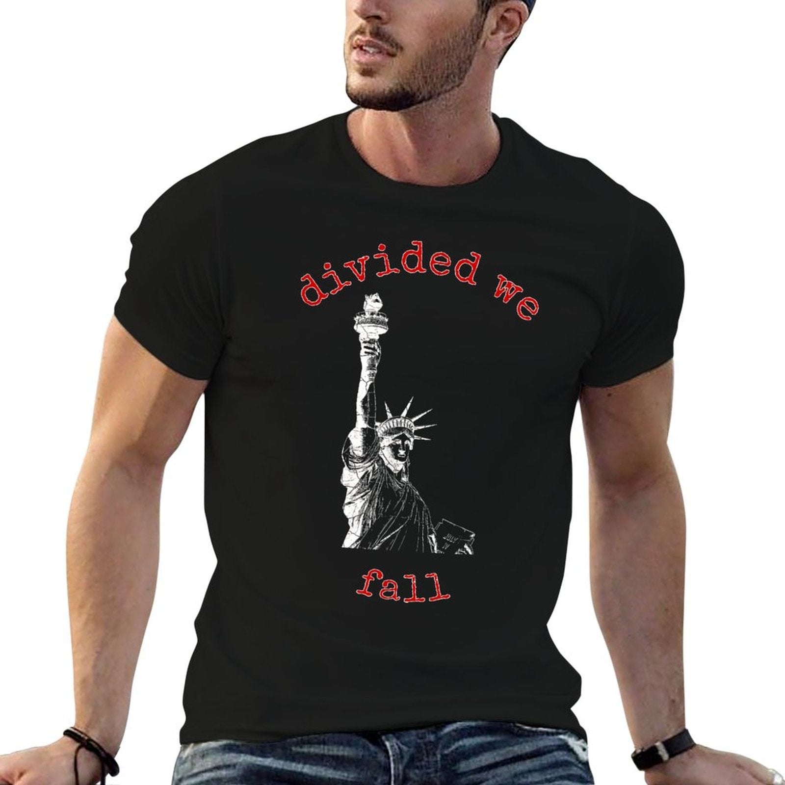 America - Divided We Fall  Wrinkle-resistant T-Shirt