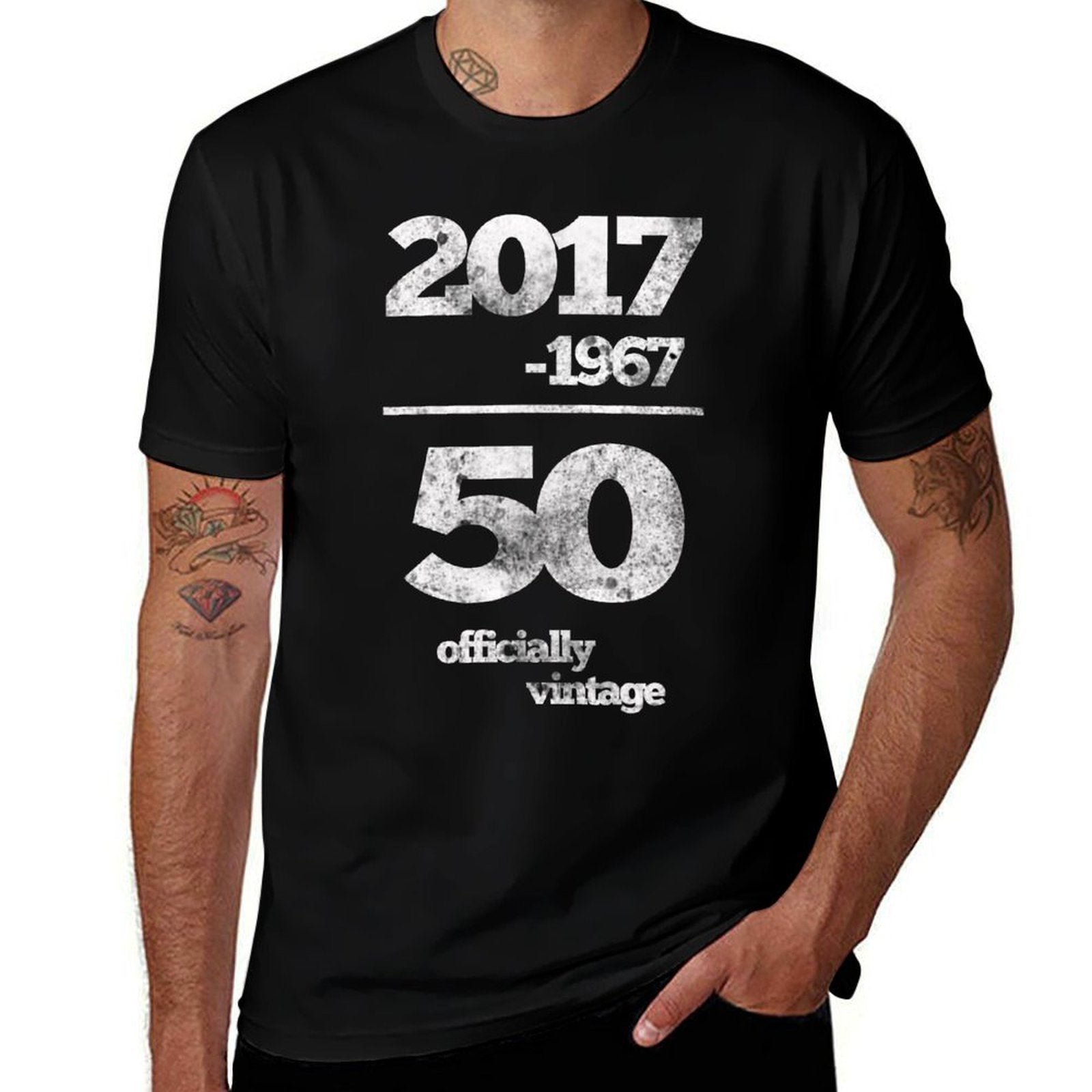 50th Birthday Do The Math T-shirt 2017 - 1967 = 50 Yrs  Breathable T-Shirt