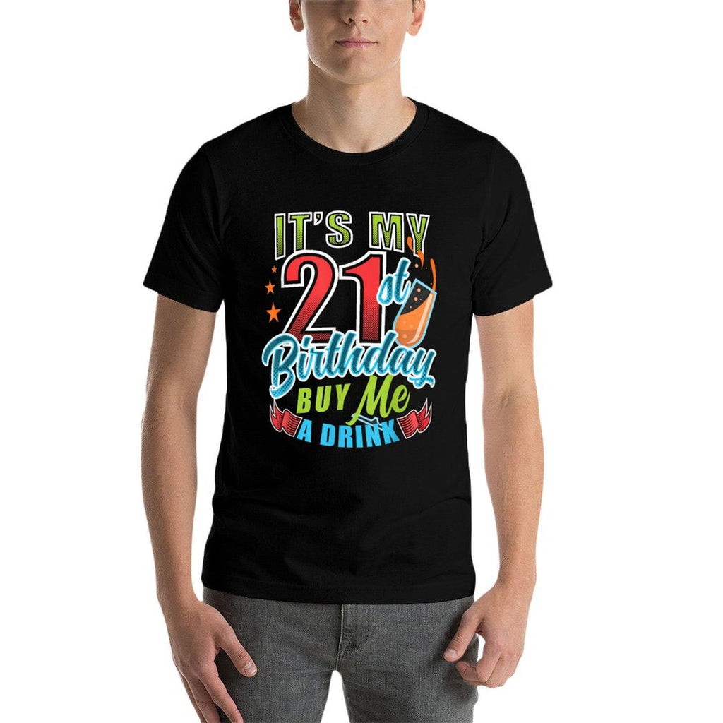 21st Birthday Celebrant Celebration  High-quality Stitching T-Shirt