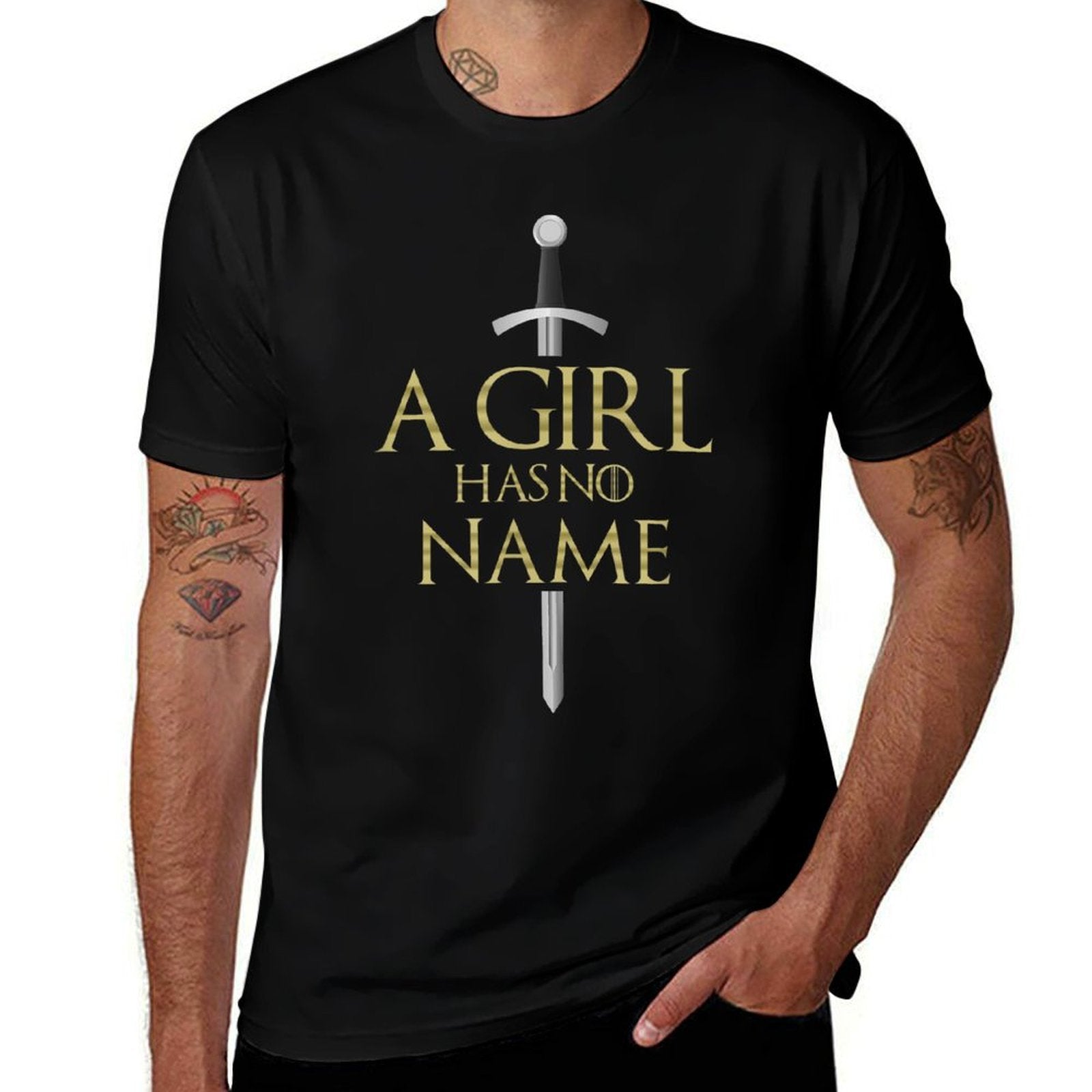 A Girl Has No Name  Cool Funny Parody T  Summer-ready Fabric T-Shirt