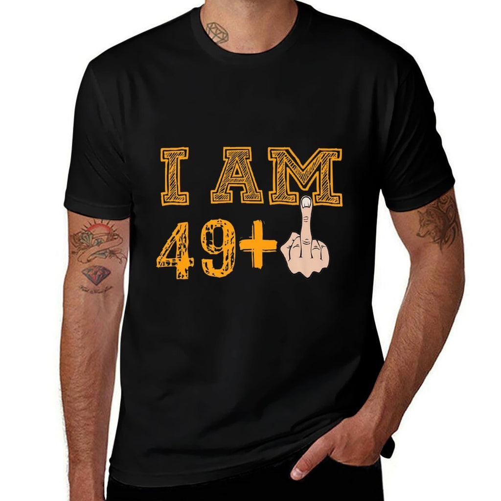50th Birthday Gift Ideas Funny T Shirt For Men And Women  Trendy Pattern T-Shirt