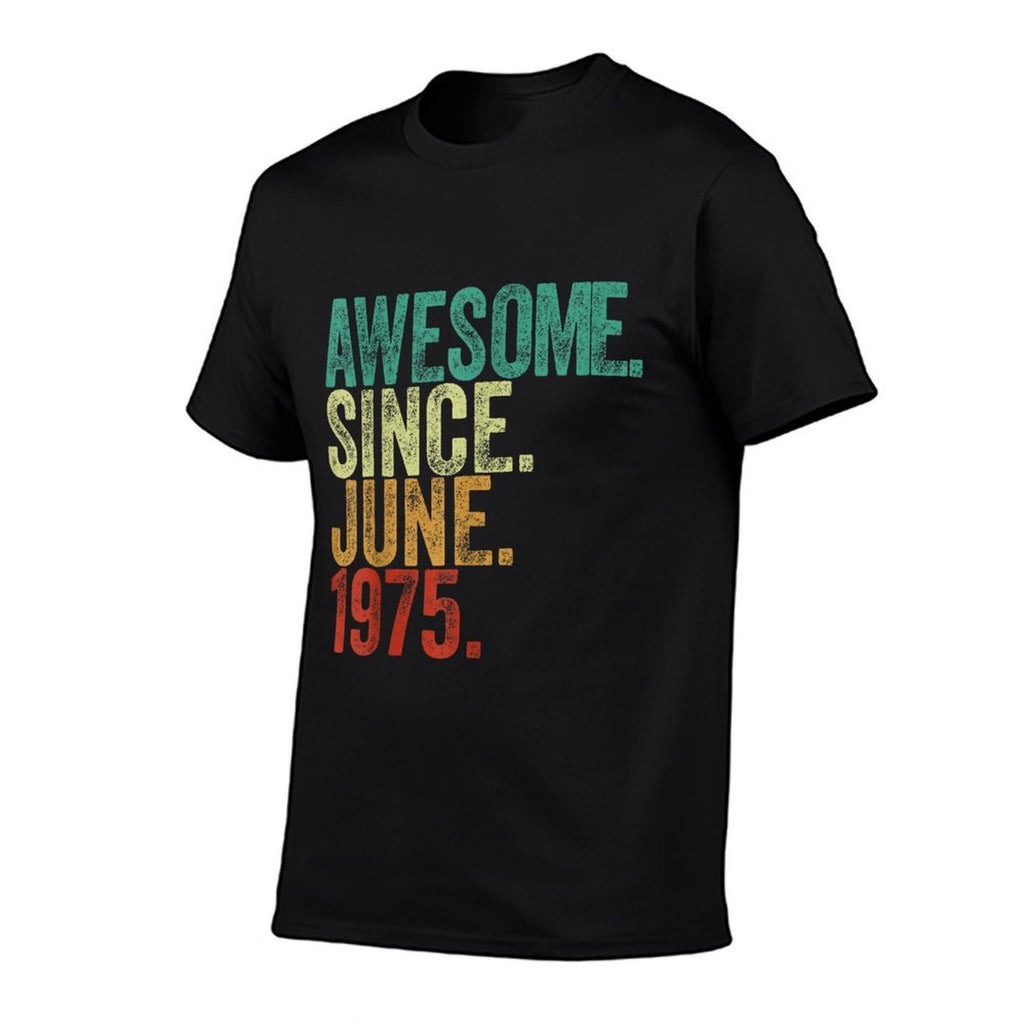 50 Years Old Awesome Since June 1975 50th Birthday  Stretchy T-Shirt