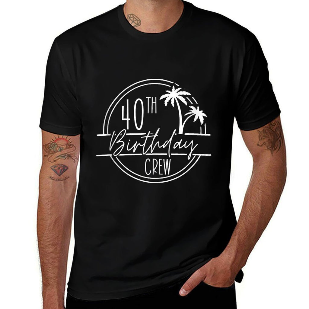40th Birthday Crew And 40th Birthday Babe, Birthday Trip  Classic T-Shirt