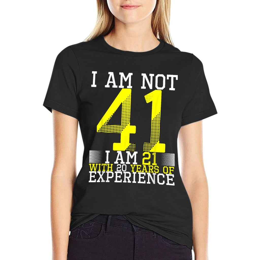 41st Birthday Man Woman 41 Year Old Gift  Moisture-wicking T-Shirt