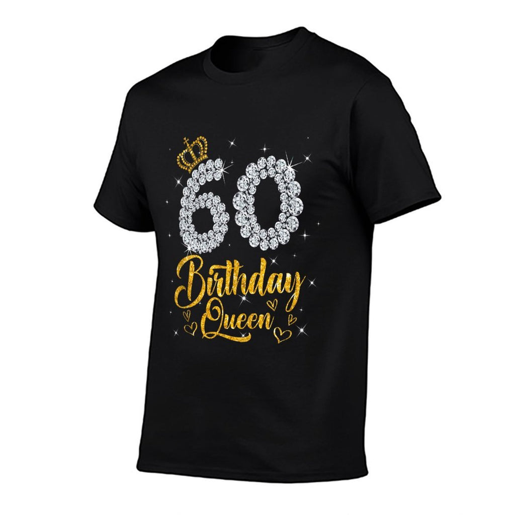 60th Birthday Queen 60 Years Old Women Girls Diamond Crown  Vintage-inspired T-Shirt