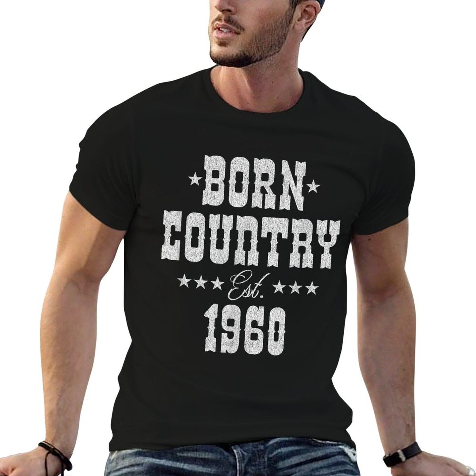 65 Year Old Country Music 65th Birthday  Odor-resistant T-Shirt