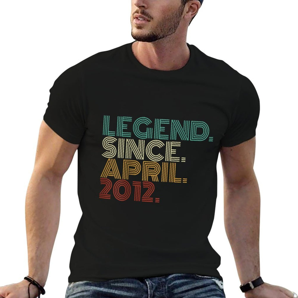 13 Years Old Legend Since April 2012 13th Birthday Comfortable T-Shirt