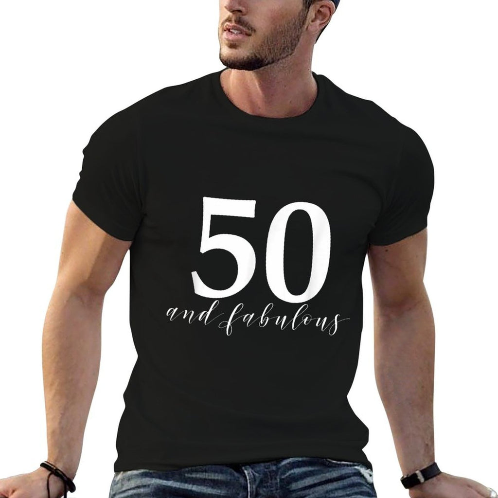50 And Fabulous- 50th Birthday Shirt for Women  Classic T-Shirt