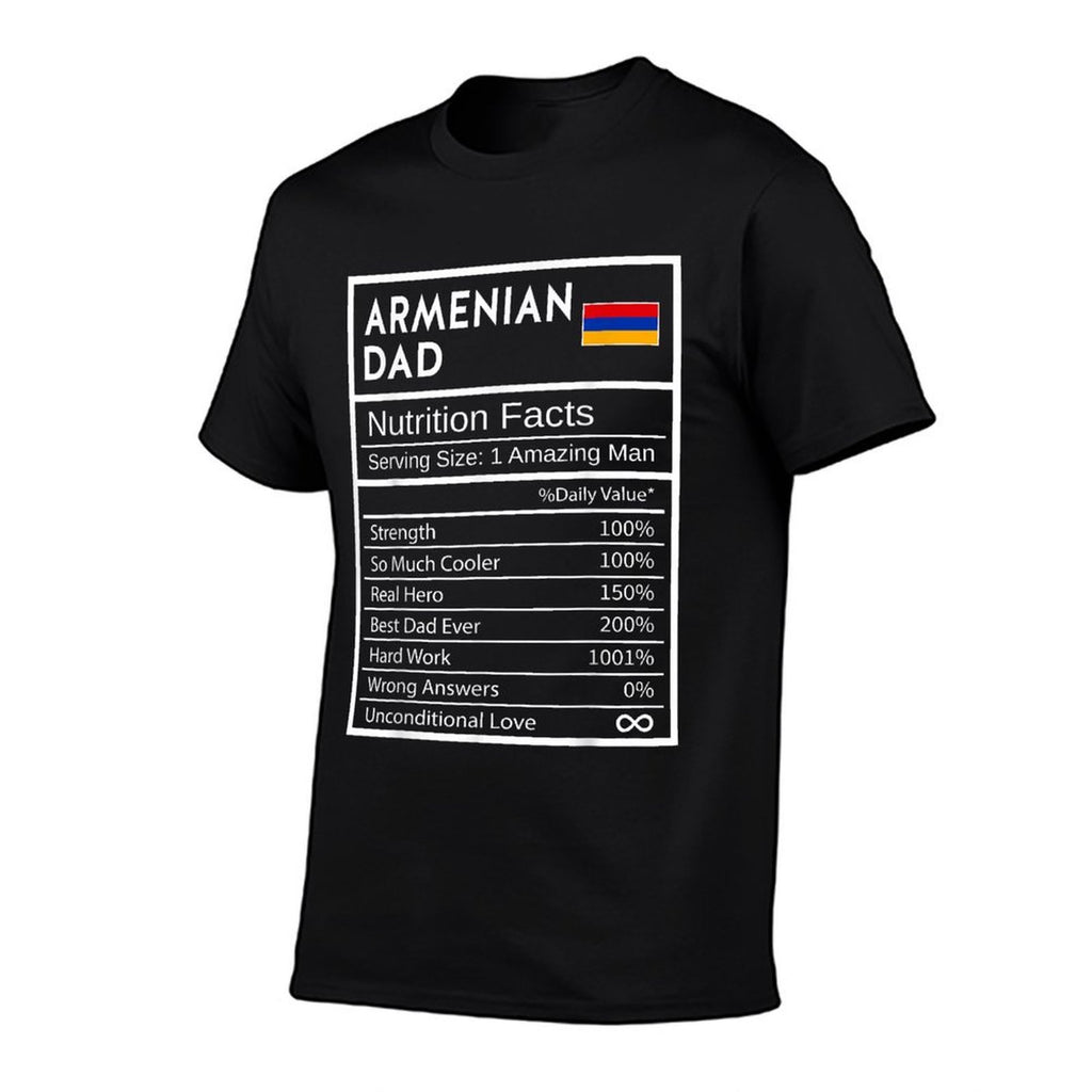 Armenian Dad Nutrition Facts National Pride Gift For Dad  Breathable T-Shirt