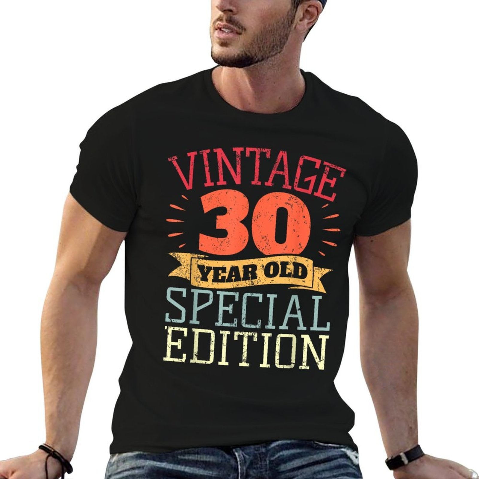 30 Year Old Special Edition I Vintage 30th Birthday  Slim-fit Cut T-Shirt