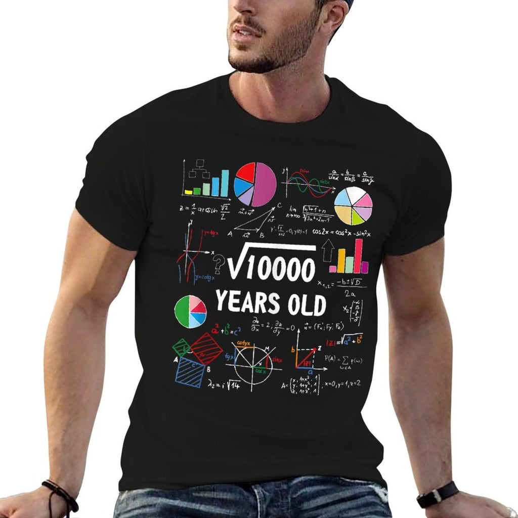 100 Year Old Grandma Square Root Of 10000 Fun 100th Birthday  Classic T-Shirt