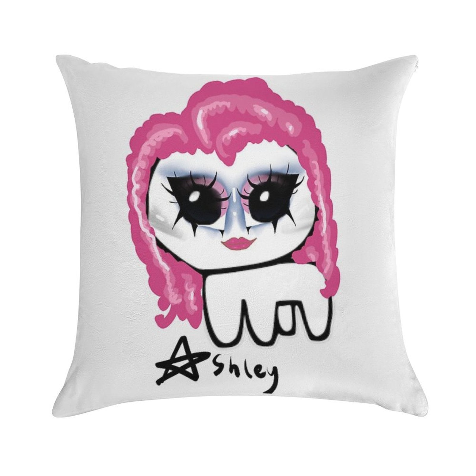 Ashley Awe Tism Creature Soft Home Decor Throw Pillow
