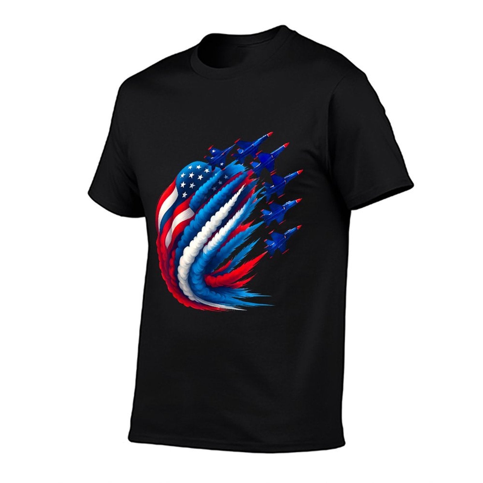 Air Force American Patriotic Red White Blue 4th Of July  Soft T-Shirt