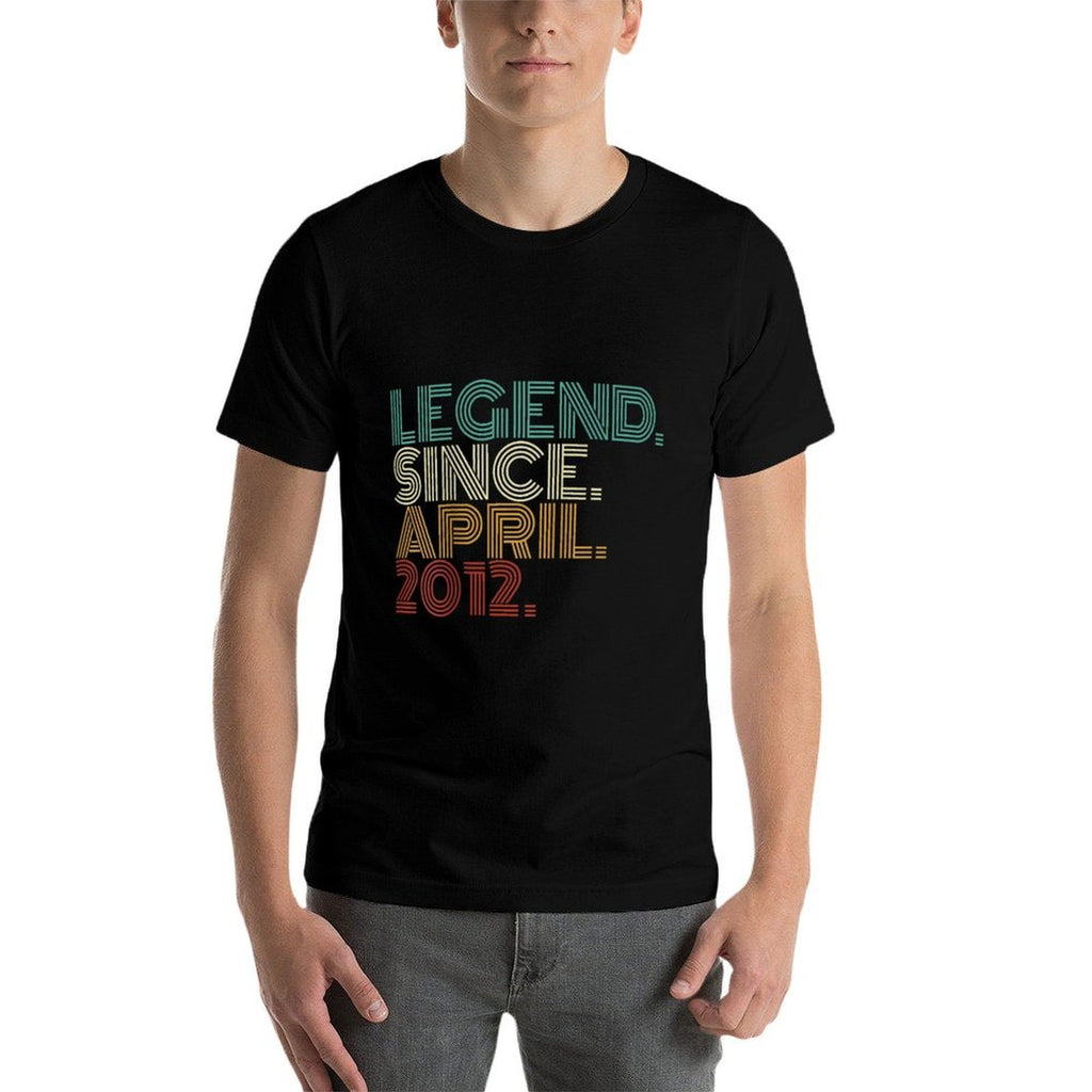 13 Years Old Legend Since April 2012 13th Birthday Comfortable T-Shirt