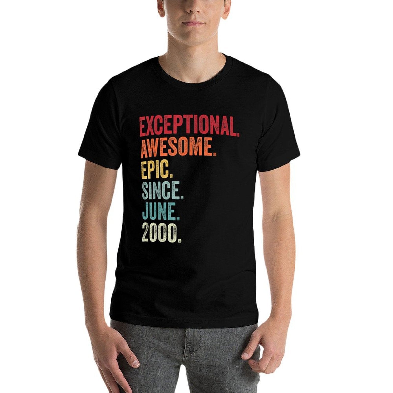21 Year Old, Exceptional Awesome June 2000 21st Birthday  Slim-fit Cut T-Shirt