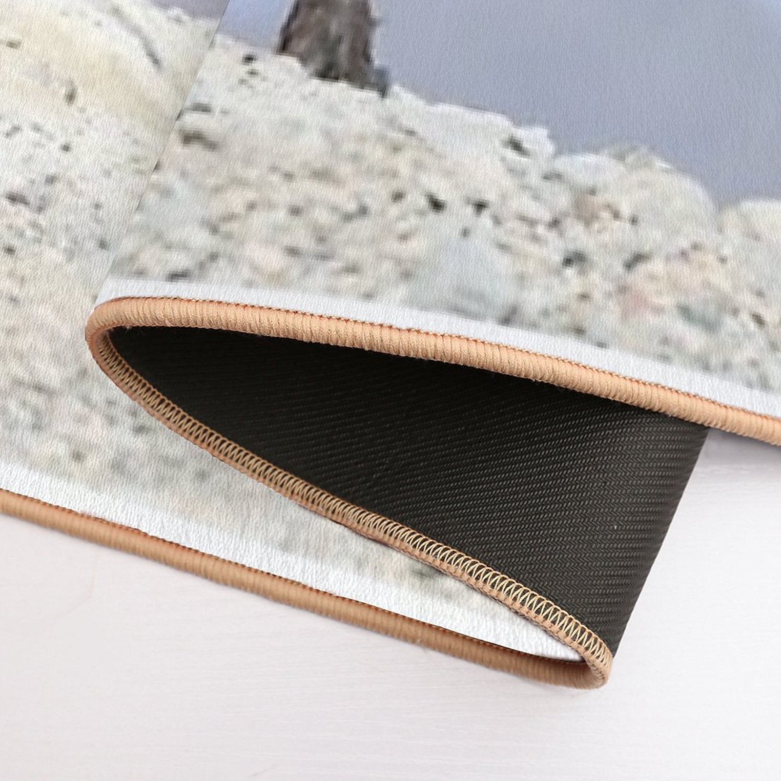 Alpine Ibex at Grand Méan  Anti-Trip Bath Mat