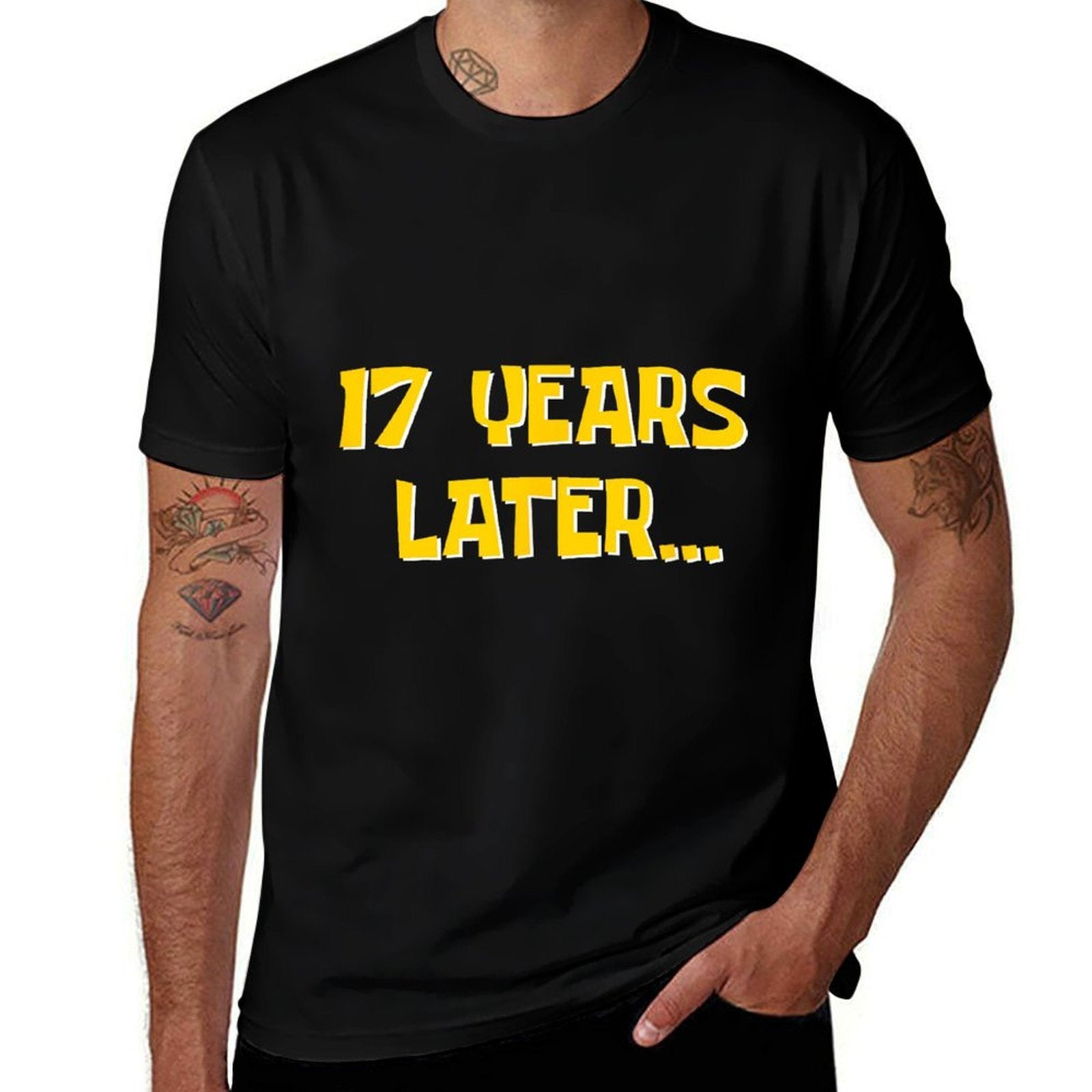17 Years Later Funny Millennial Gen Z 17th Birthday  Odor-resistant T-Shirt