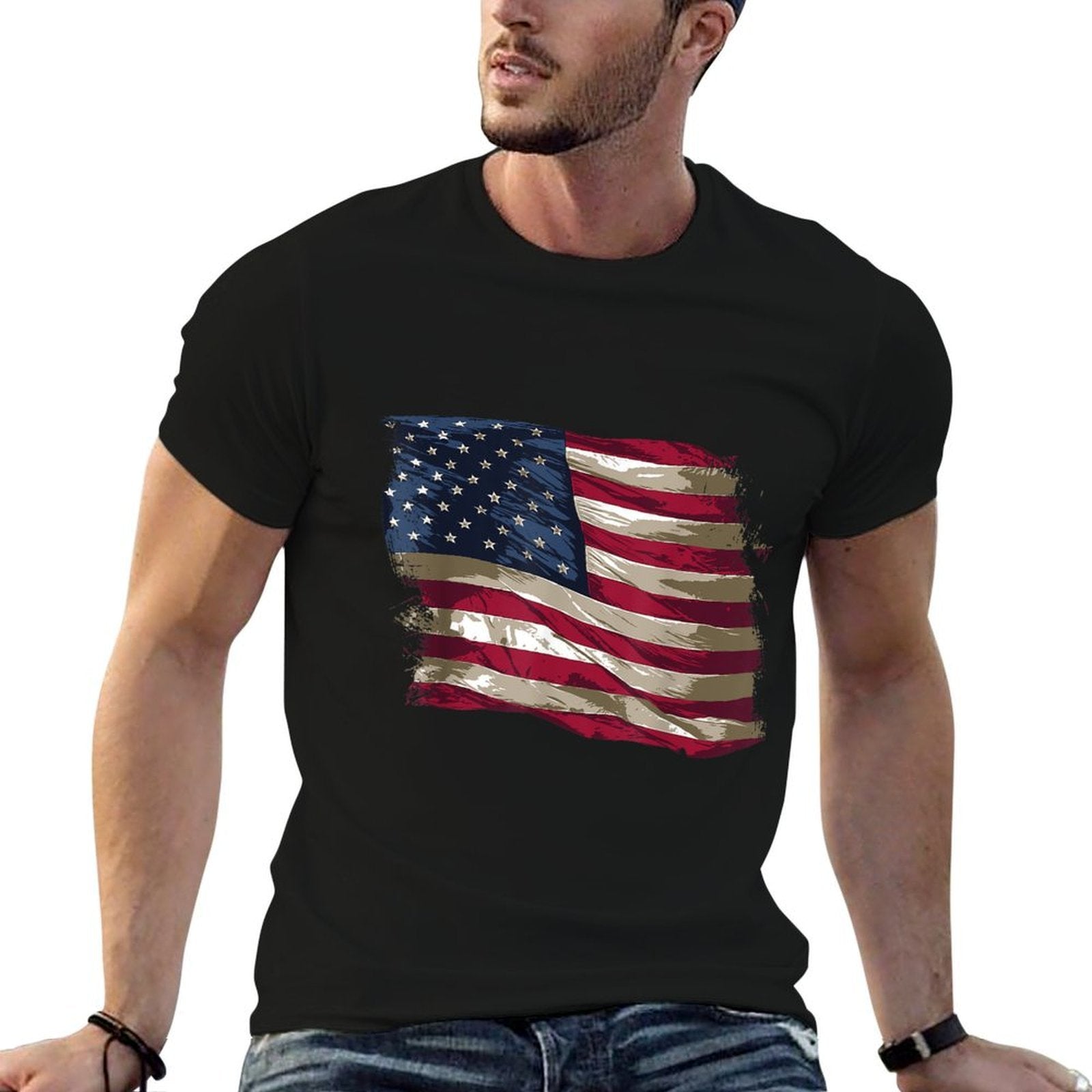 American Distressed  Classic T-Shirt