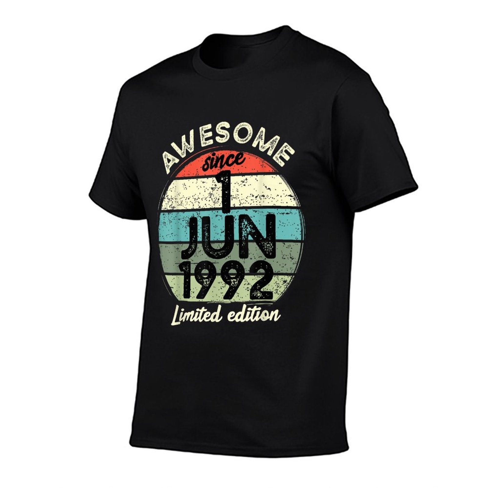 30 Year Old Birthday 1 June 1992 30th Birthday  Summer-ready Fabric T-Shirt