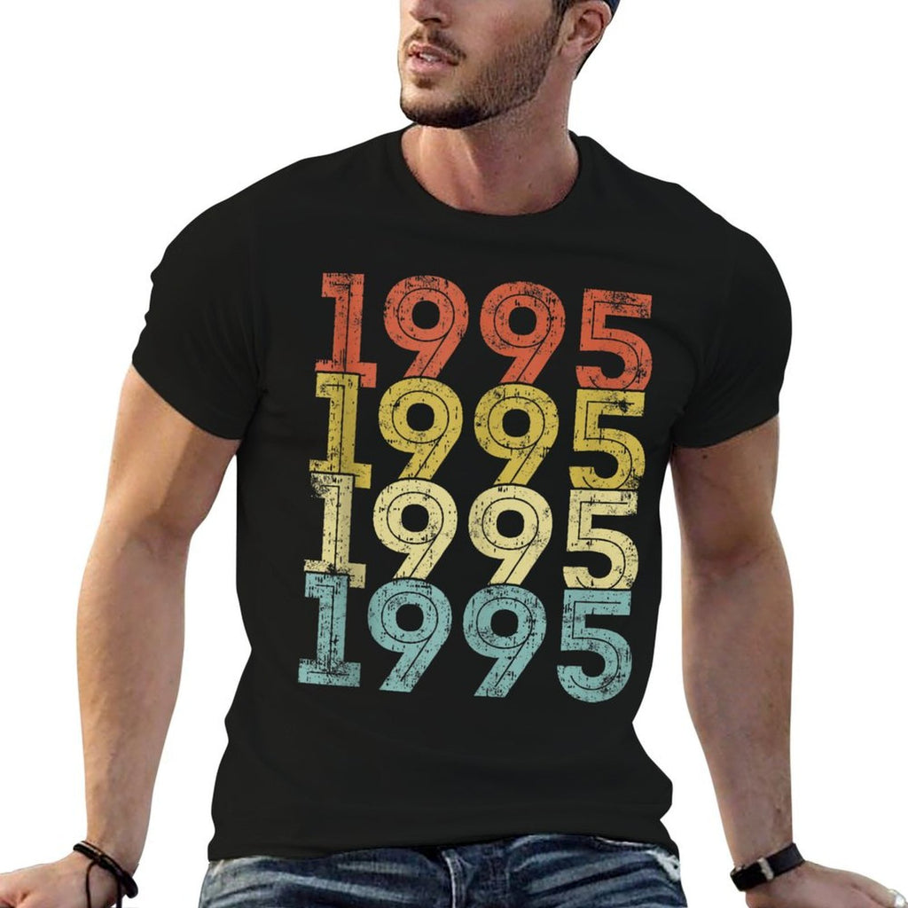 30 Year Old Birthday Vintage 1995 30th Birthday  Trendy Pattern T-Shirt