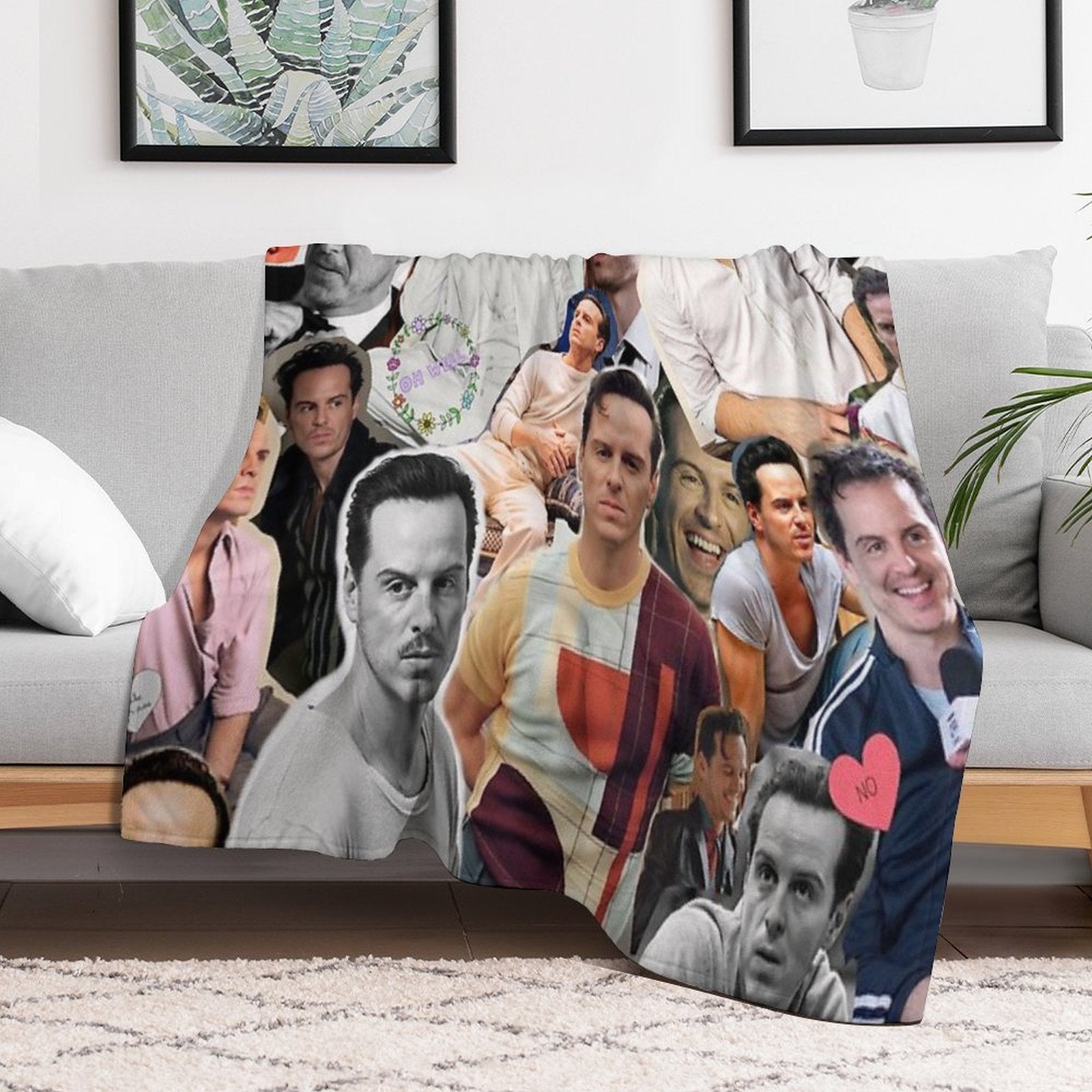 Andrew Scott More Like Andrew Hot Machine-washable Throw Blanket