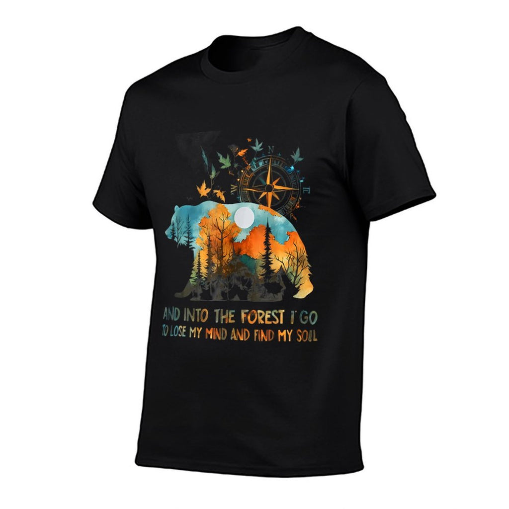 And Into The Forest I Go To Lose My Mind Camping  Lightweight T-Shirt