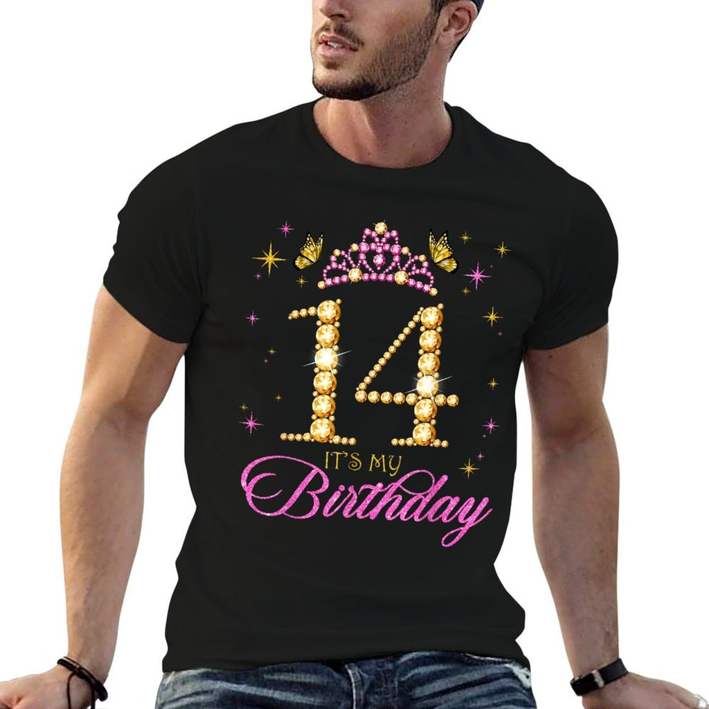 14 It's My Birthday 14 Years Old Princess 14th Birthday  Relaxed-fit T-Shirt
