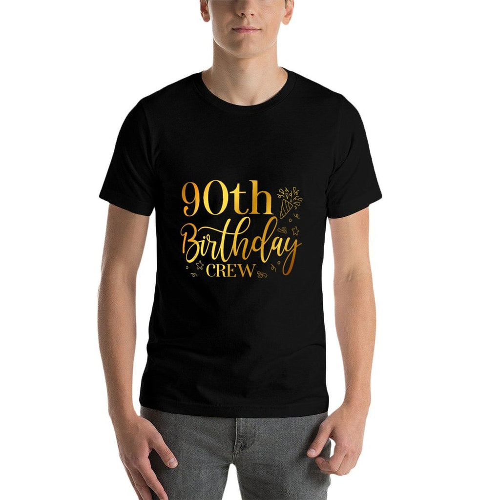 90th Birthday Crew 90 Years Old Bday Matching Group Party  Graphic-printed T-Shirt