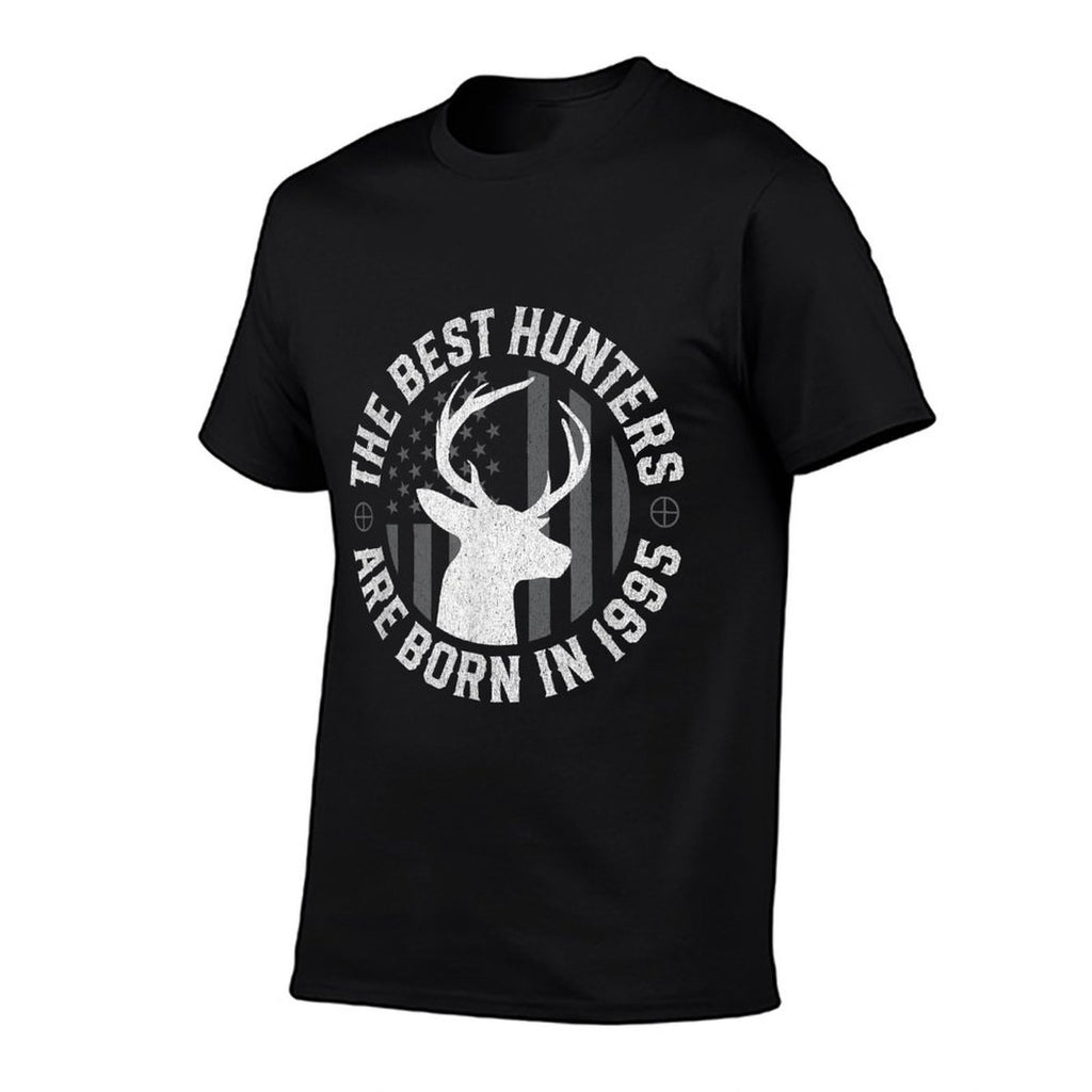 30 Year Old Deer Hunter Hunting 1995 30th Birthday  Wrinkle-resistant T-Shirt