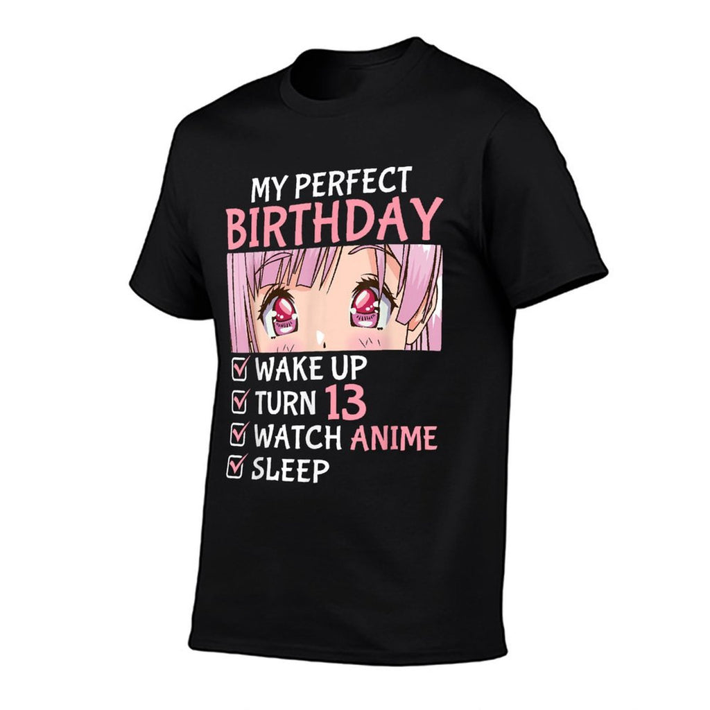 13th Birthday Watch Anime 13 Years Old Animen Girls  Odor-resistant T-Shirt