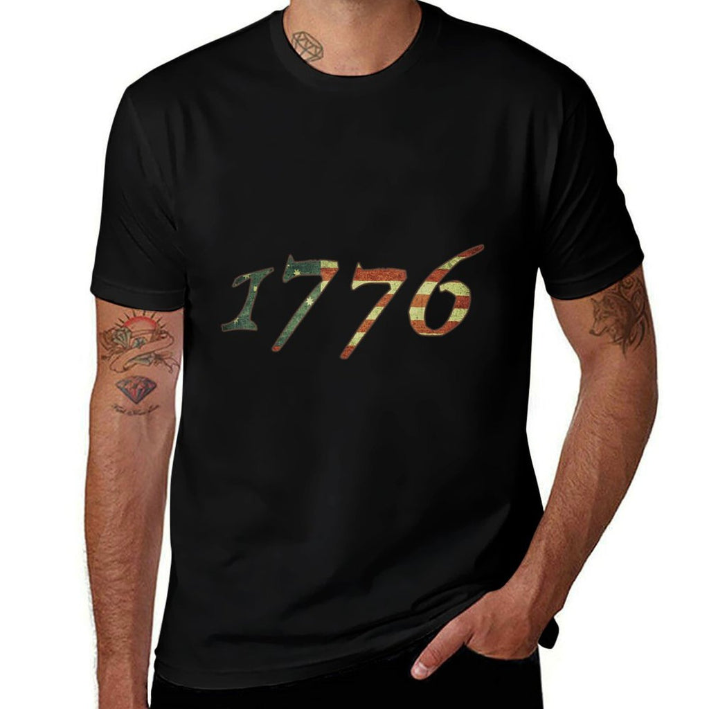 1776 Declaration of Independence US  Moisture-wicking T-Shirt