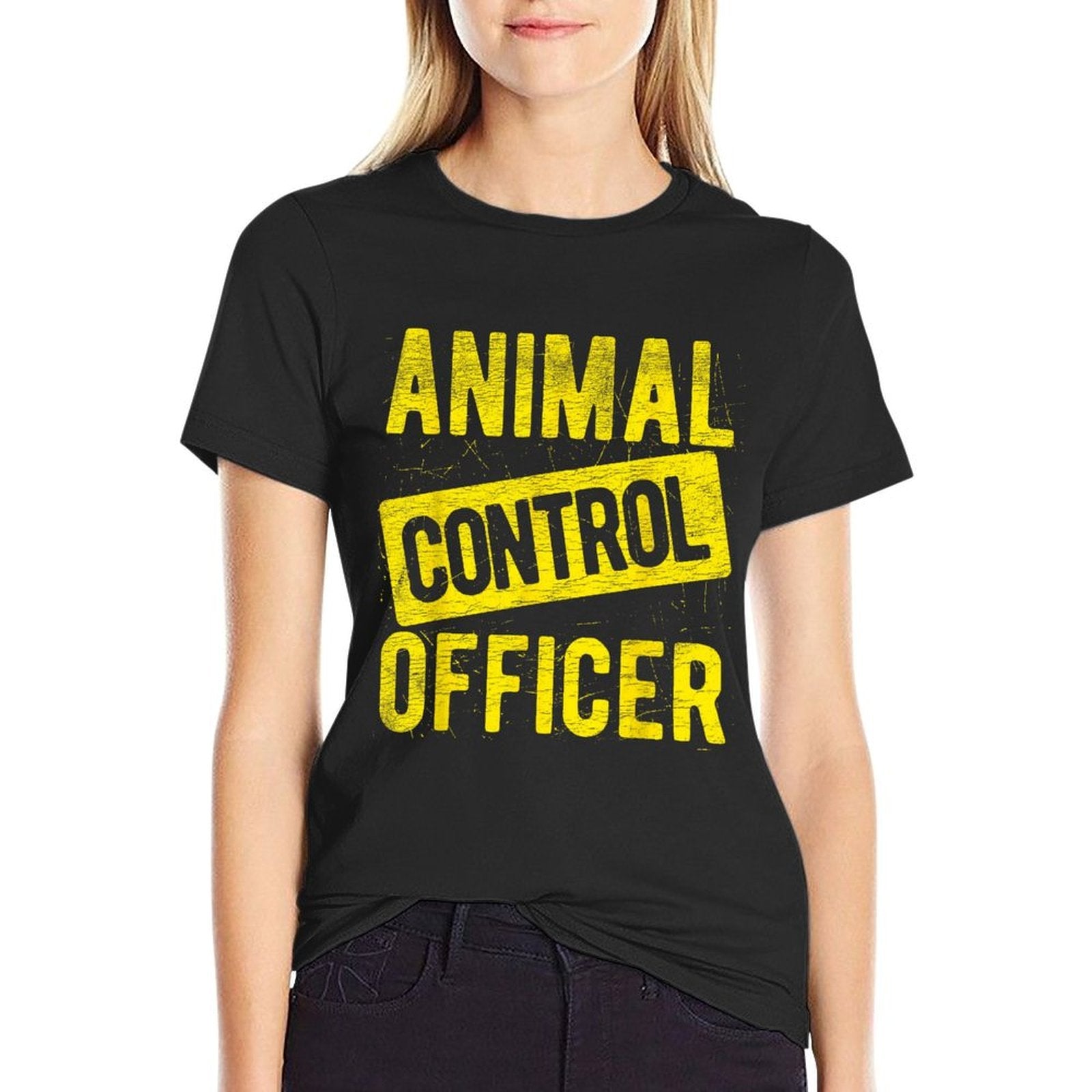 Animal Control OFFICER Animal Control Costume Halloween Love  Relaxed-fit T-Shirt