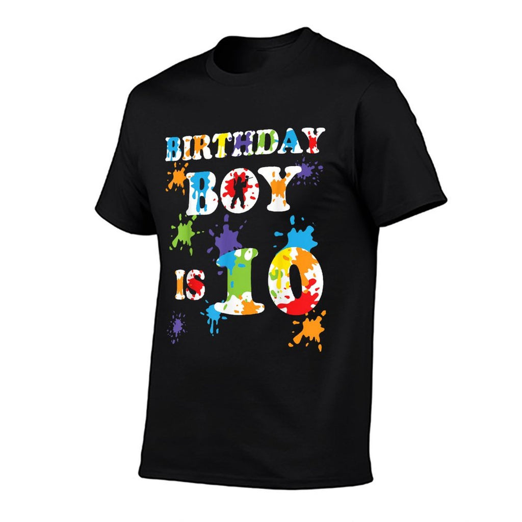 10 Year Old Paintball Birthday Party 10th Birthday 2011  Eco-friendly Material T-Shirt