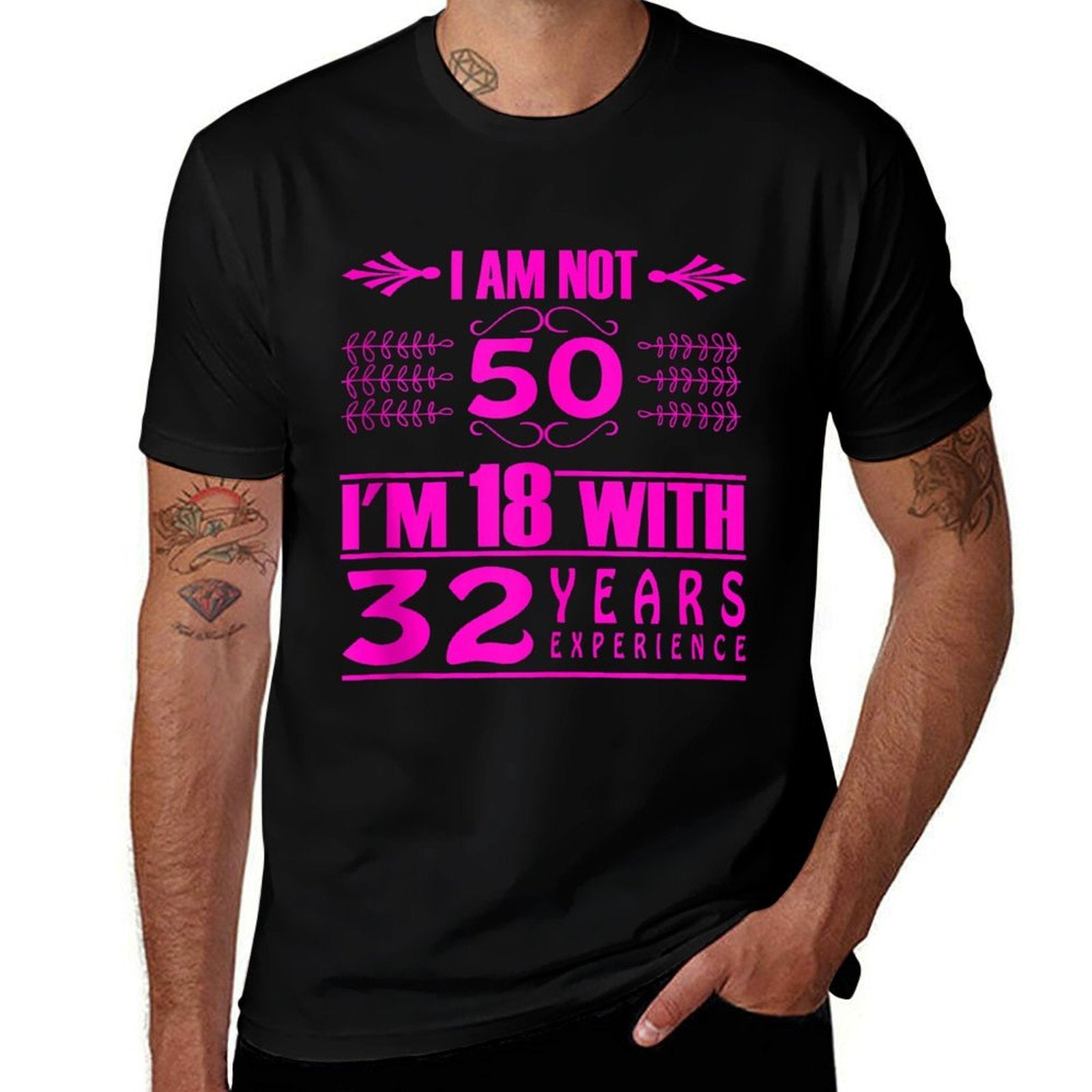 50th Birthday - I'm 18 With 32 Years Experience Comfortable T-Shirt
