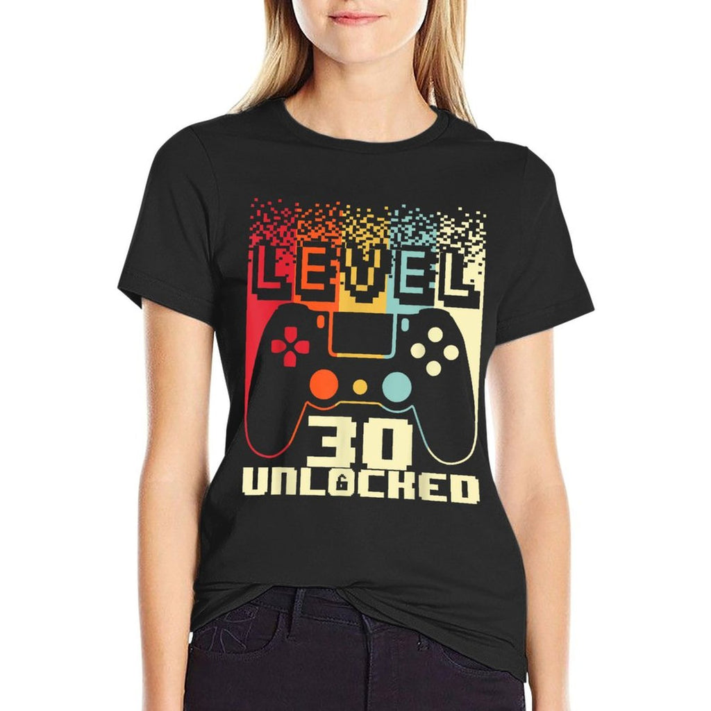 30th Birthday For Men Level 30 Unlocked Gamer 30 Year Old  Odor-resistant T-Shirt