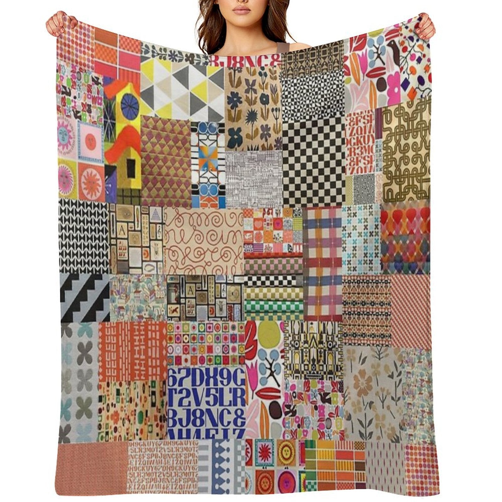 Alexander Girard Wrinkle-free Throw Blanket