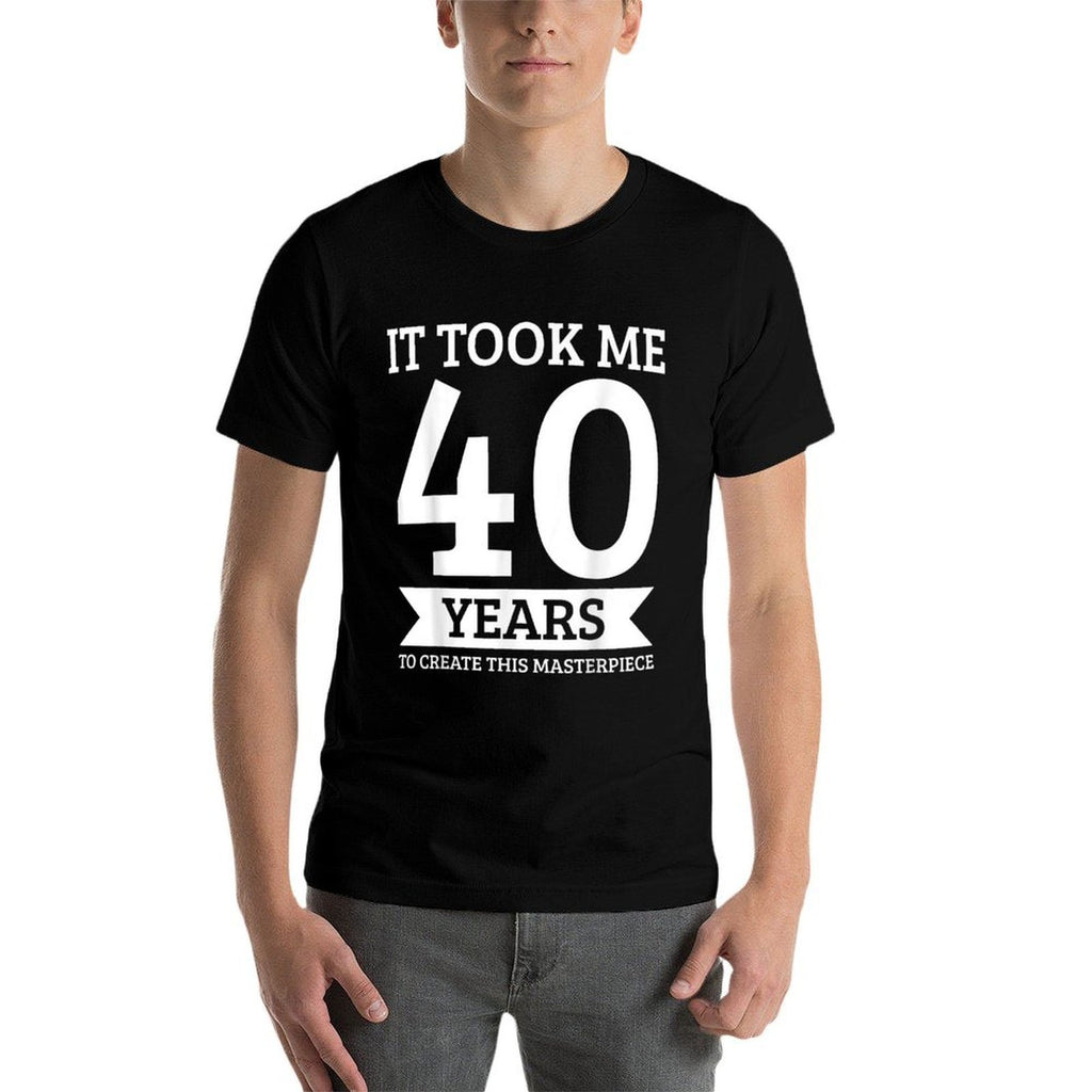 40th Birthday  High-quality Stitching T-Shirt
