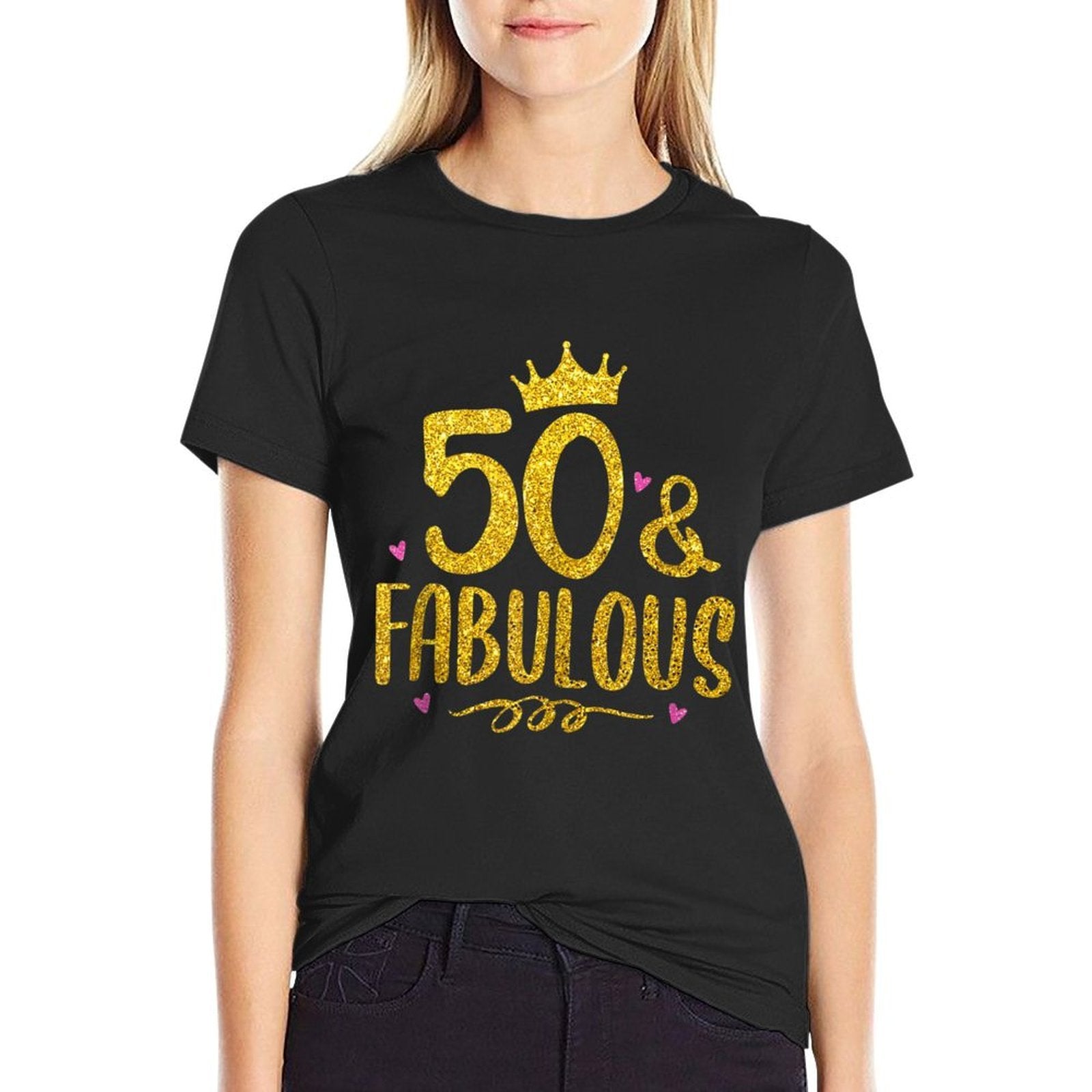 50 Years Old And Fabulous 50th Birthday  Easy-care T-Shirt