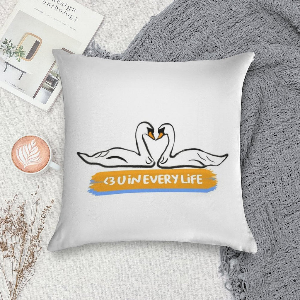 3 U in Every Life Soft Home Decor Throw Pillow