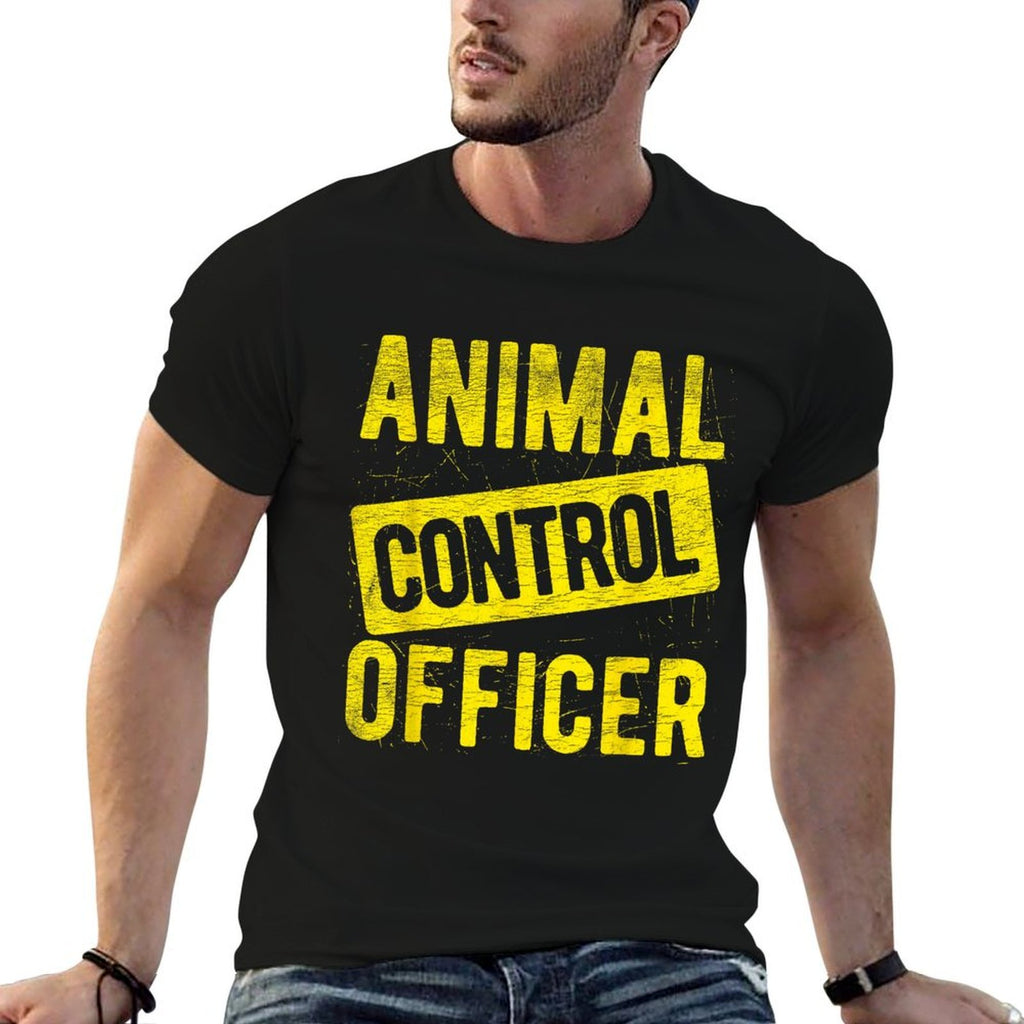 Animal Control OFFICER Animal Control Costume Halloween Love  Relaxed-fit T-Shirt