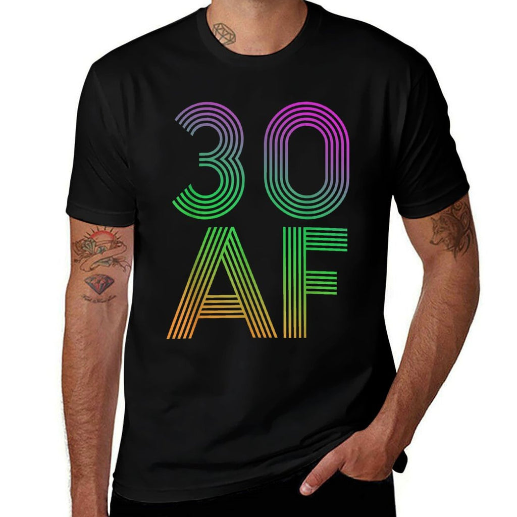 30 AF Vintage 30th Birthday Gift  Polyester Blend T-Shirt