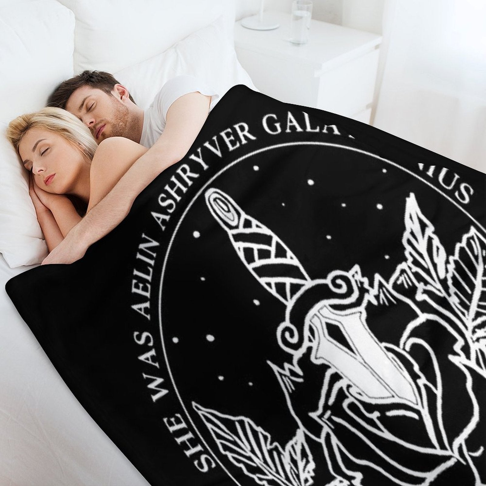 Aelin Galathynius - Throne of Glass Quote Wrinkle-free Throw Blanket