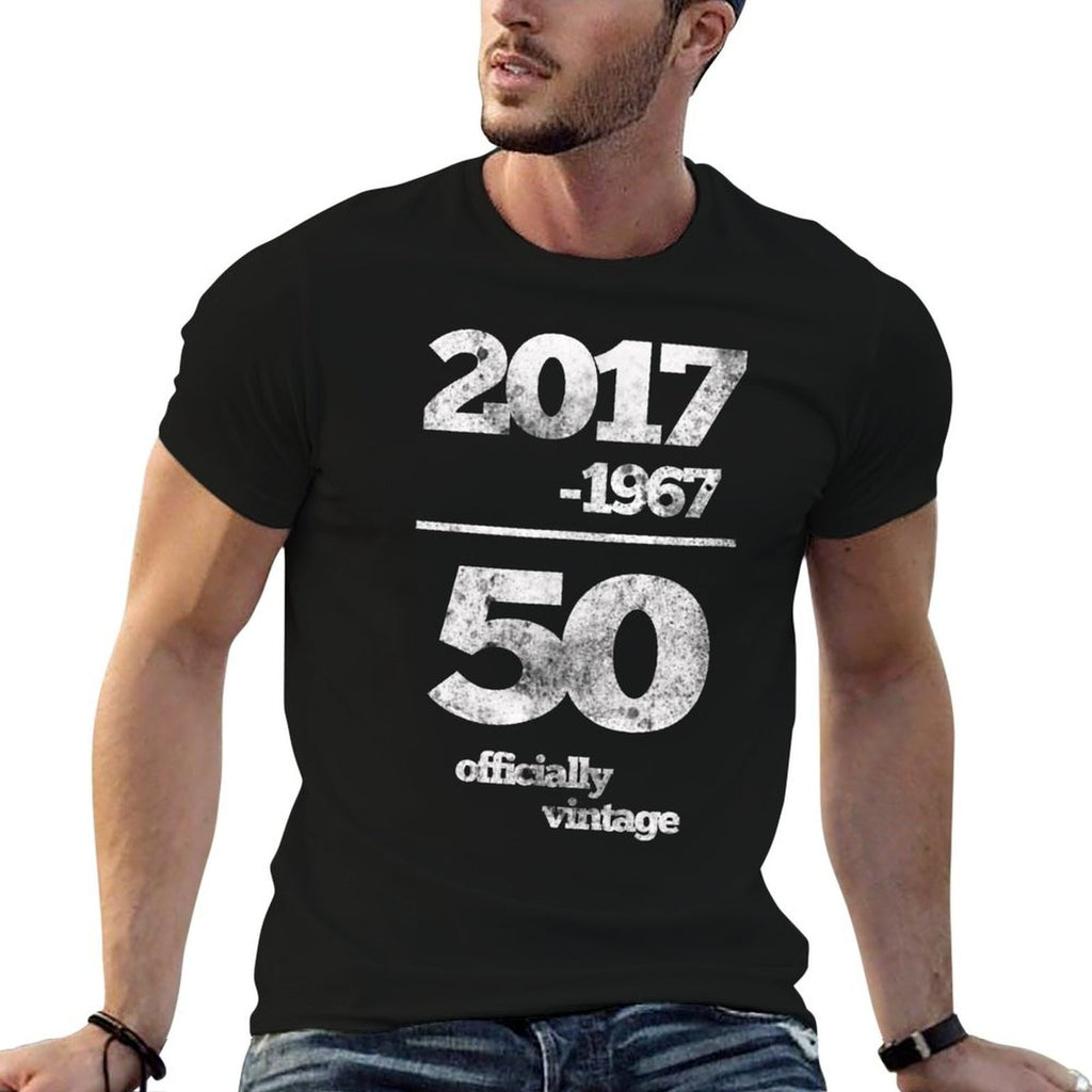 50th Birthday Do The Math T-shirt 2017 - 1967 = 50 Yrs  Breathable T-Shirt