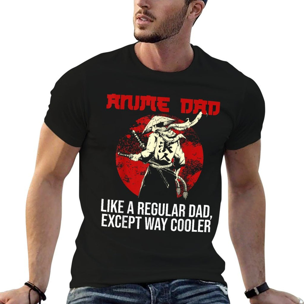 Anime DAd Like A Regular Dad Except Way Cooler Noodles Anime, Black, Small  High-quality Stitching T-Shirt