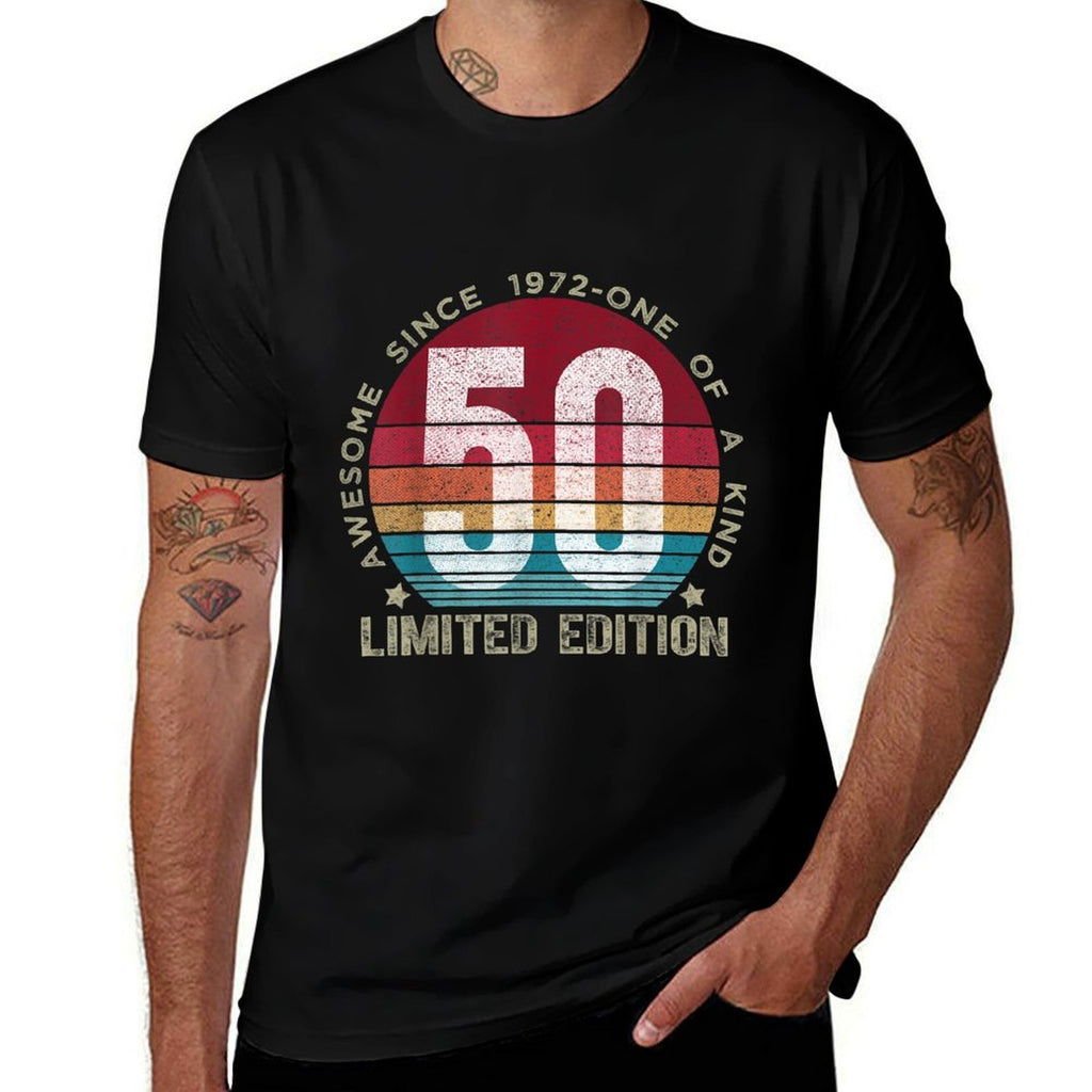 50 Year Old Vintage 1972 Retro Limited Edition 50th Birthday  Eco-friendly Material T-Shirt
