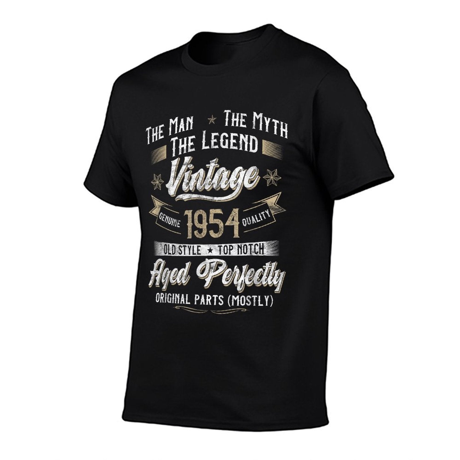 71st Birthday Gift Vintage 1954 Men Funny 71 Years Old 1954  High-quality Stitching T-Shirt