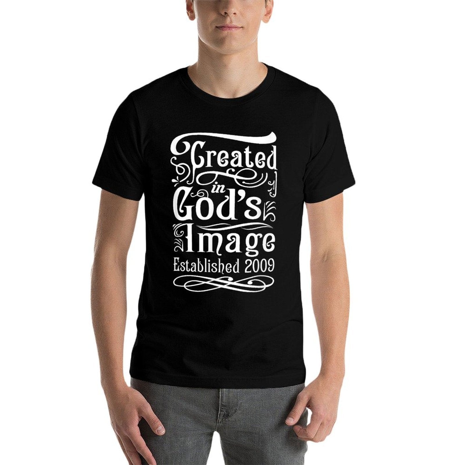 16 Year Old Christian Jesus And God 2009 16th Birthday  Heathered Texture T-Shirt